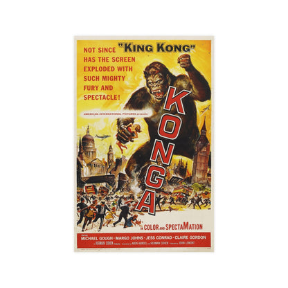 KONGA 1961 - Paper Movie Poster-11″ x 17″ (Vertical)-The Sticker Space