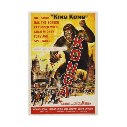 KONGA 1961 - Paper Movie Poster-16″ x 24″ (Vertical)-The Sticker Space