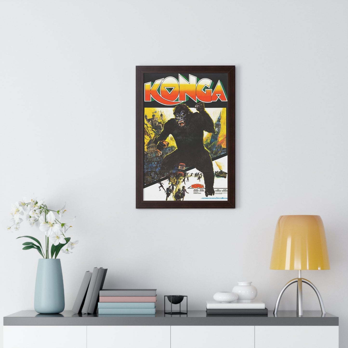 KONGA (2) 1961 - Framed Movie Poster-The Sticker Space