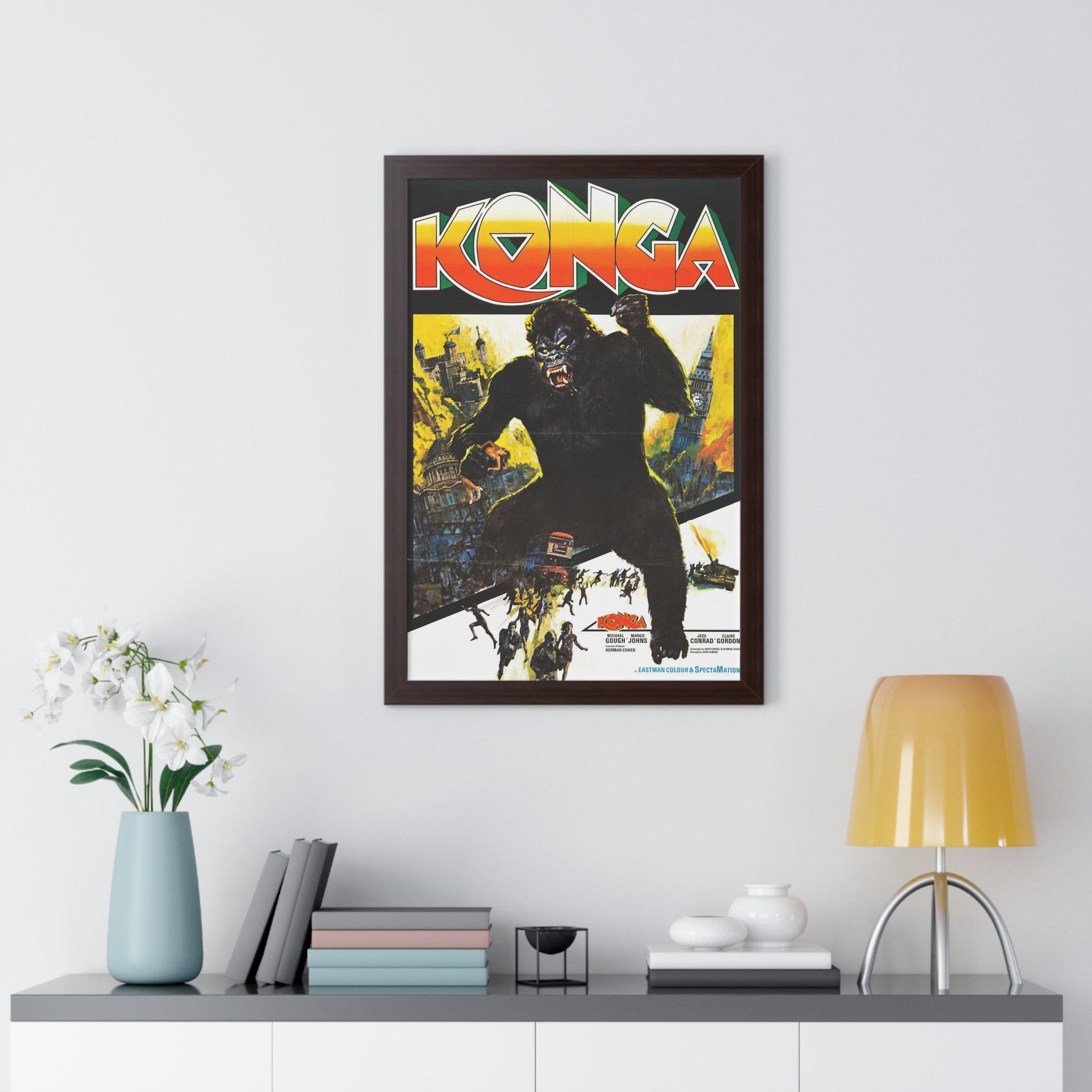 KONGA (2) 1961 - Framed Movie Poster-The Sticker Space