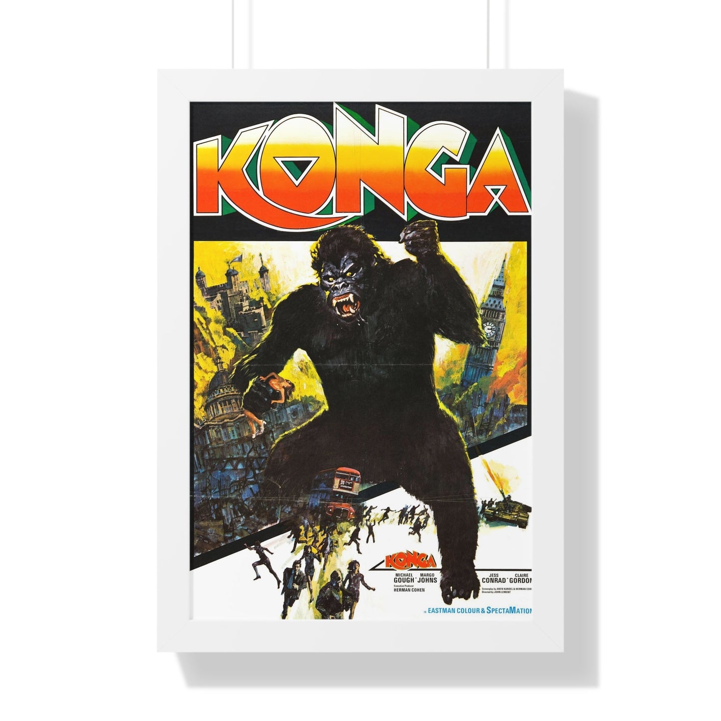 KONGA (2) 1961 - Framed Movie Poster-16″ x 24″-The Sticker Space