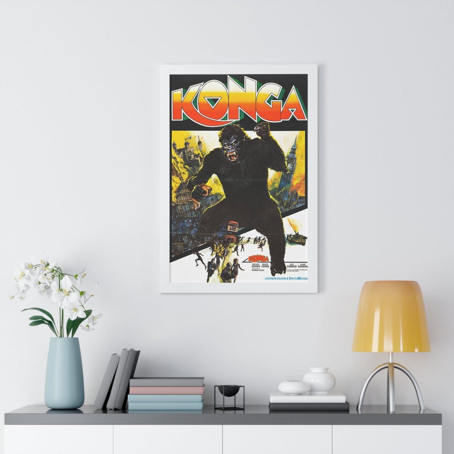 KONGA (2) 1961 - Framed Movie Poster-The Sticker Space