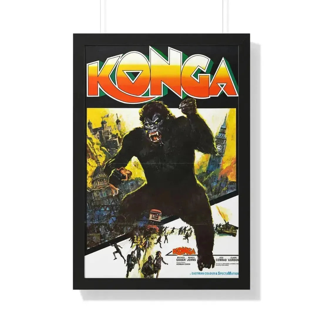 KONGA (2) 1961 - Framed Movie Poster 20" x 30" Black - The Sticker Space