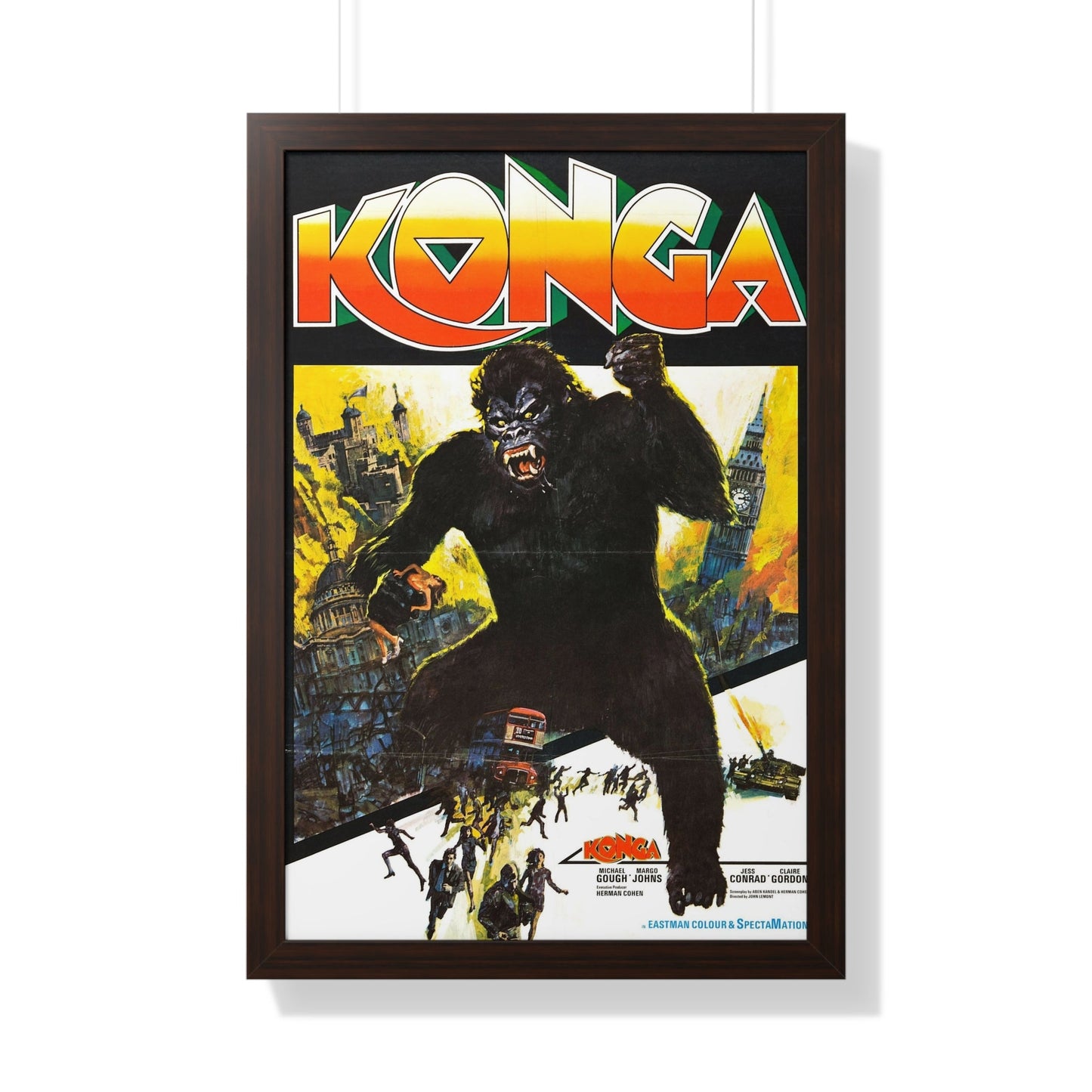 KONGA (2) 1961 - Framed Movie Poster-20" x 30"-The Sticker Space