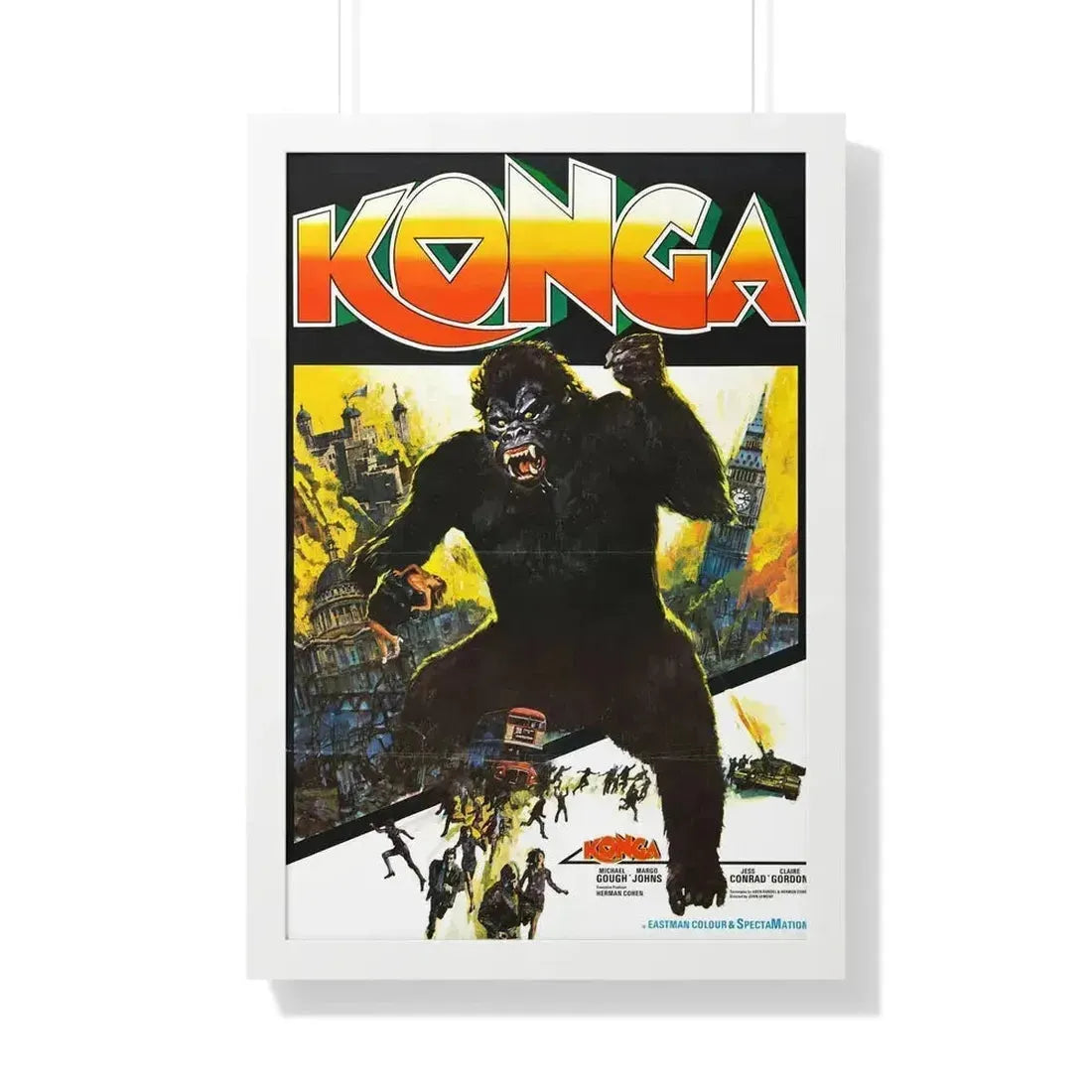 KONGA (2) 1961 - Framed Movie Poster 20" x 30" White - The Sticker Space