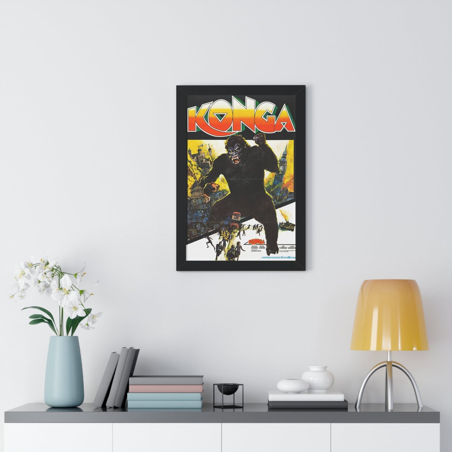 KONGA (2) 1961 - Framed Movie Poster-The Sticker Space