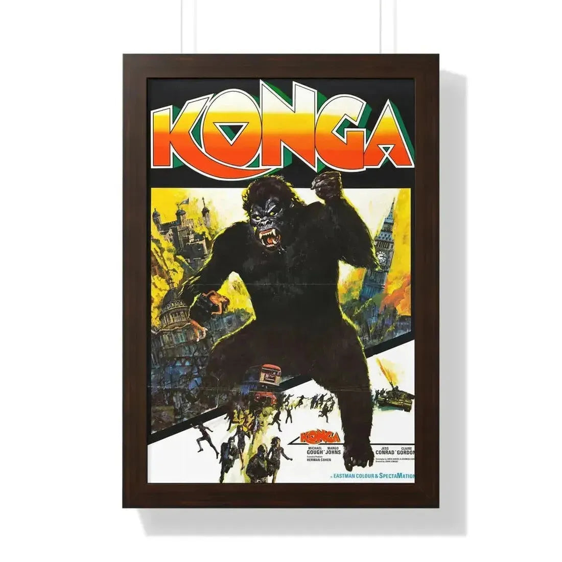 KONGA (2) 1961 - Framed Movie Poster - The Sticker Space
