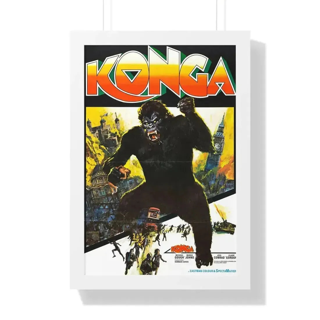 KONGA (2) 1961 - Framed Movie Poster - The Sticker Space