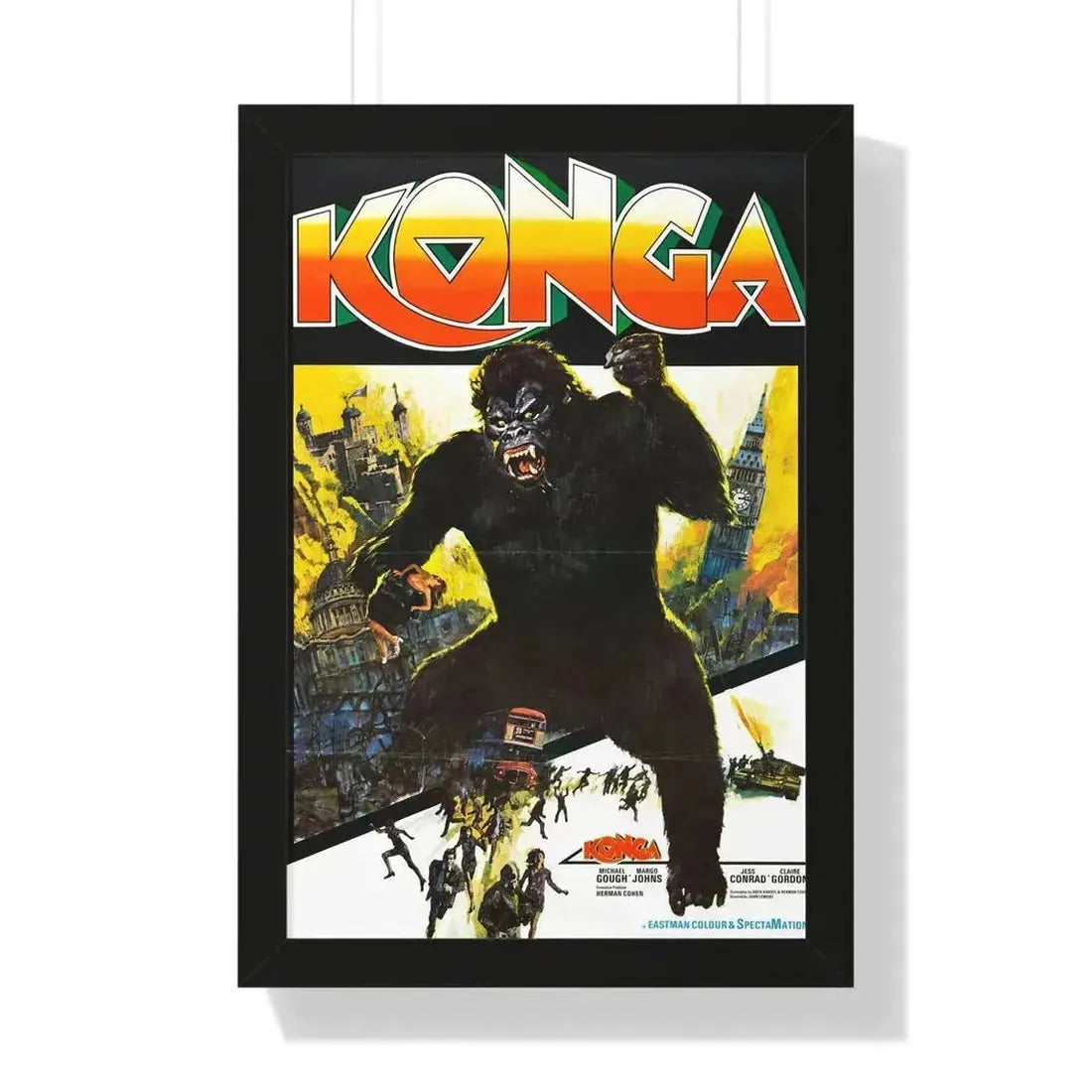 KONGA (2) 1961 - Framed Movie Poster - The Sticker Space