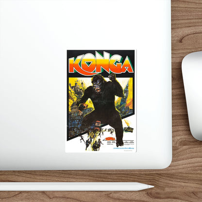 KONGA (2) 1961 Movie Poster STICKER Vinyl Die-Cut Decal-The Sticker Space