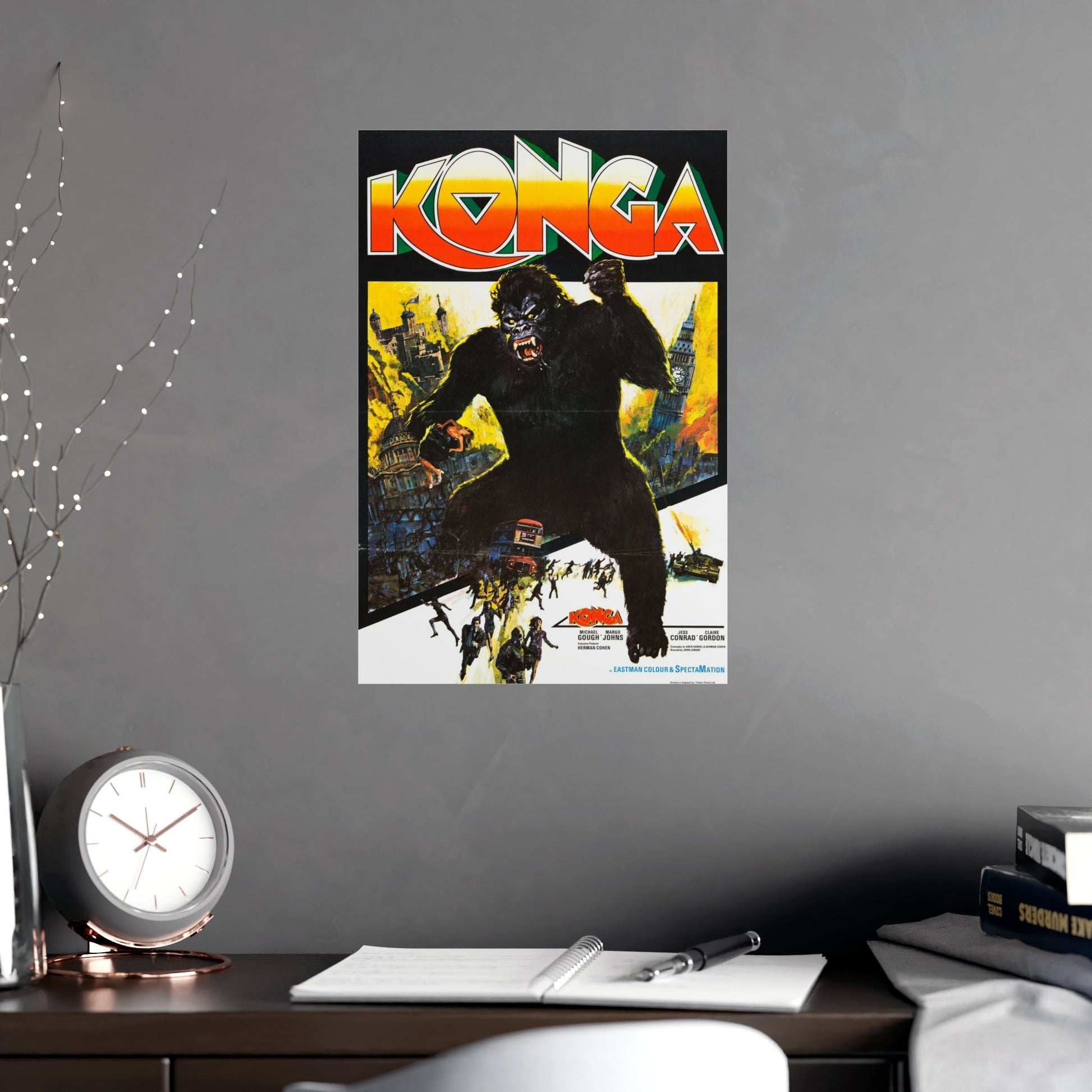 KONGA (2) 1961 - Paper Movie Poster-The Sticker Space