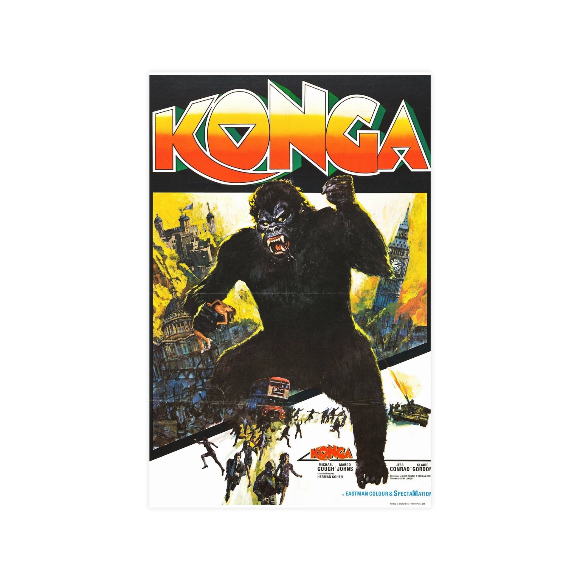 KONGA (2) 1961 - Paper Movie Poster-11″ x 17″ (Vertical)-The Sticker Space