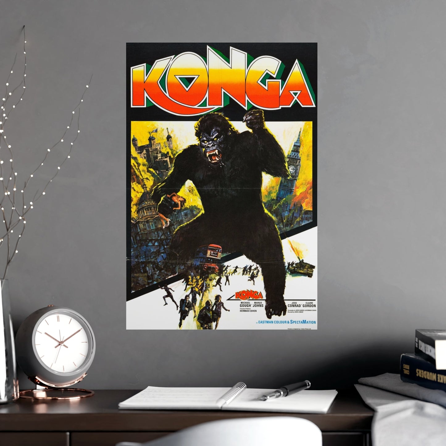KONGA (2) 1961 - Paper Movie Poster-The Sticker Space