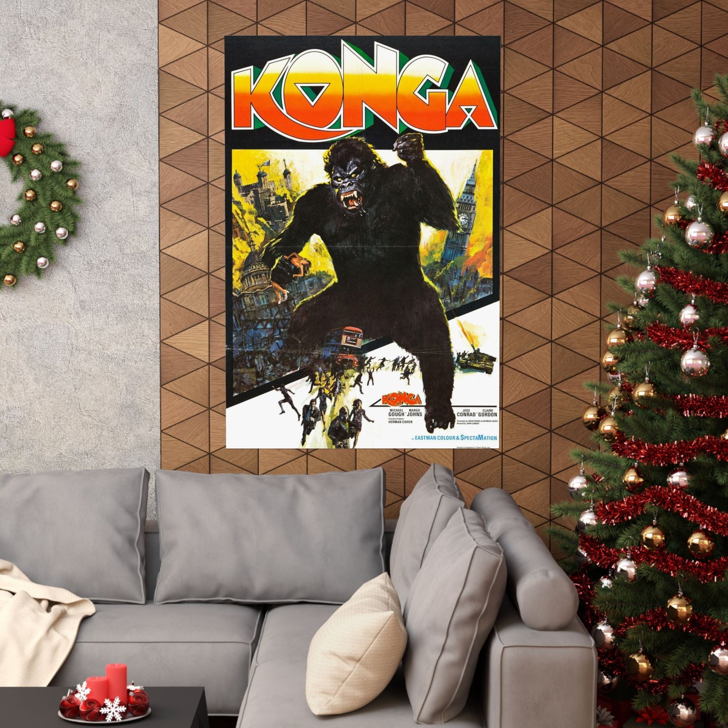 KONGA (2) 1961 - Paper Movie Poster-The Sticker Space