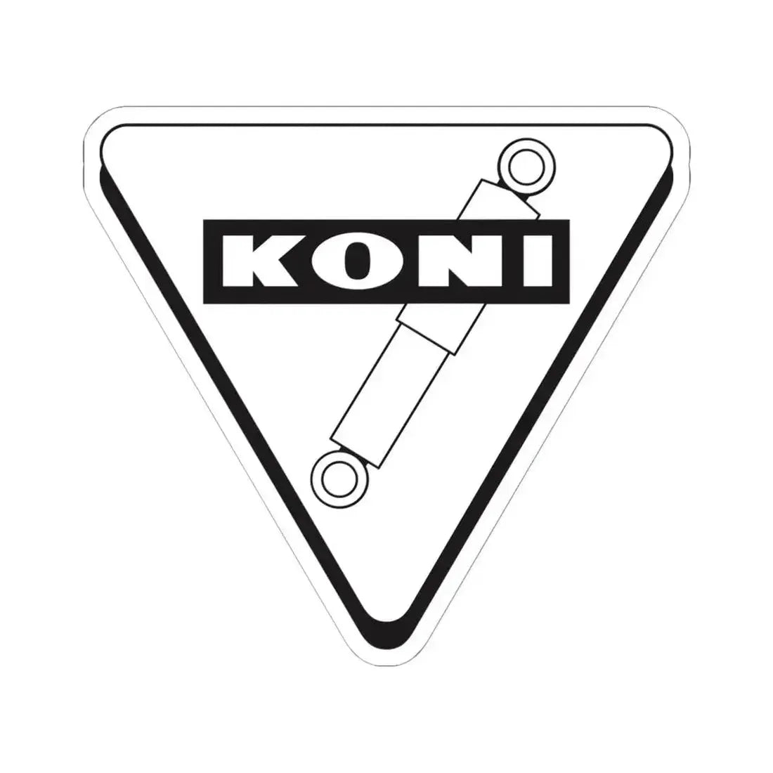 Koni Group (old & bw) (Logo) STICKER Vinyl Kiss-Cut Decal 6 Inch White - The Sticker Space