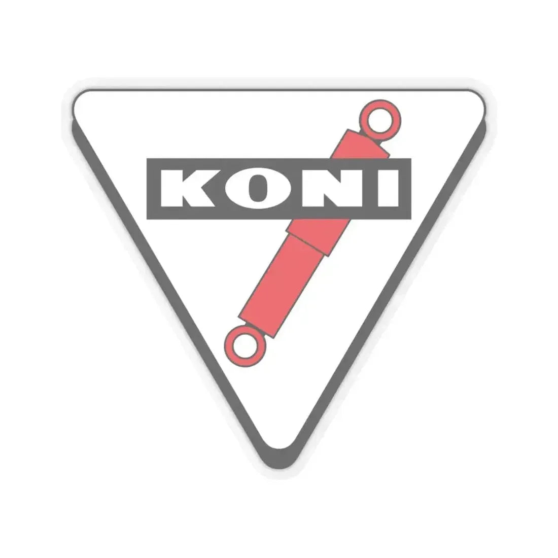 Koni Group (old & coloured) (Logo) STICKER Vinyl Kiss-Cut Decal 4 Inch Transparent - The Sticker Space