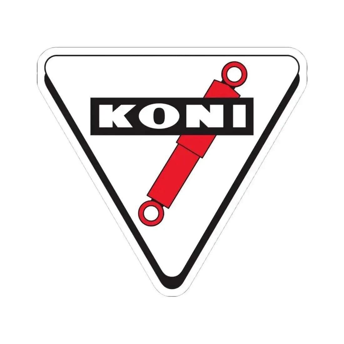 Koni Group (old & coloured) (Logo) STICKER Vinyl Kiss-Cut Decal 4 Inch White - The Sticker Space