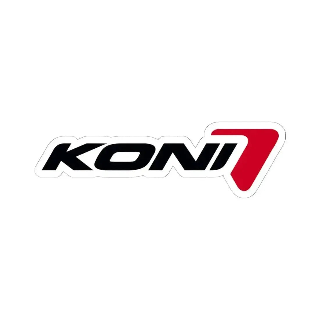 Koni Group (Sport & Tuning Shocks) (Logo) STICKER Vinyl Kiss-Cut Decal 6 Inch White - The Sticker Space