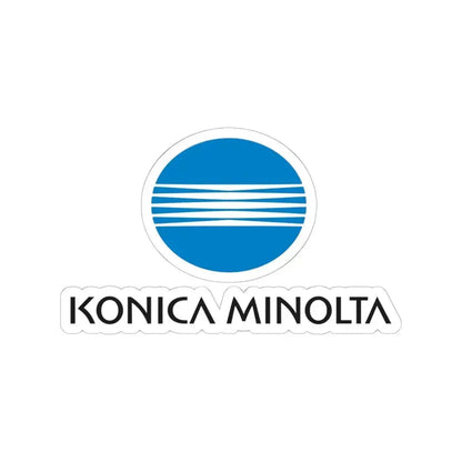 Konica Minolta Inc. (Logo) STICKER Vinyl Kiss-Cut Decal 6 Inch White - The Sticker Space