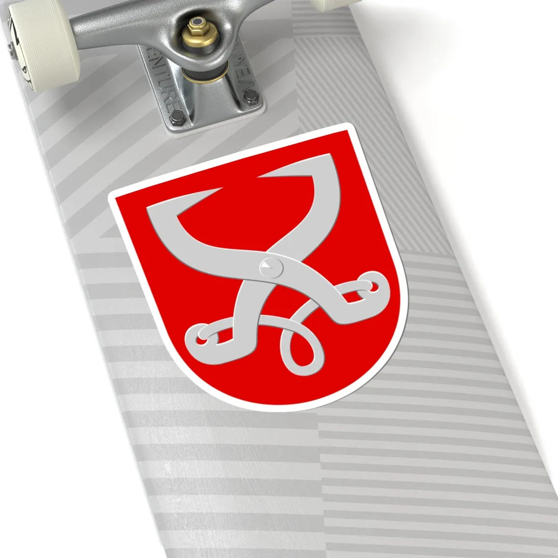 Konnevesi.vaakuna (Finland) (Coat of Arms) STICKER Vinyl Kiss-Cut Decal - The Sticker Space