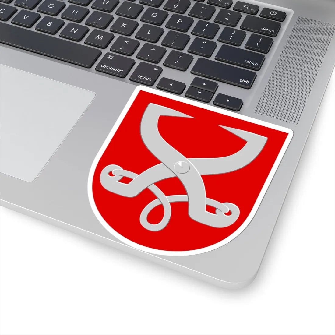 Konnevesi.vaakuna (Finland) (Coat of Arms) STICKER Vinyl Kiss-Cut Decal - The Sticker Space