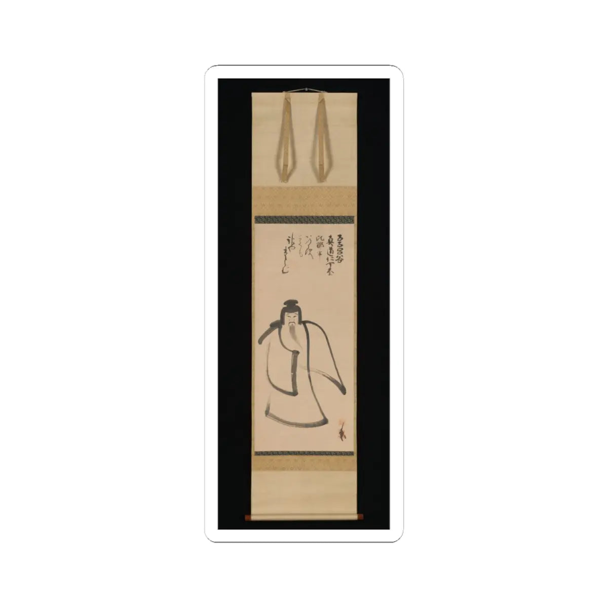 Konoe Nobutada - Tenjin Traveling to China - late 16th century v2 - STICKER Vinyl Kiss-Cut Decal