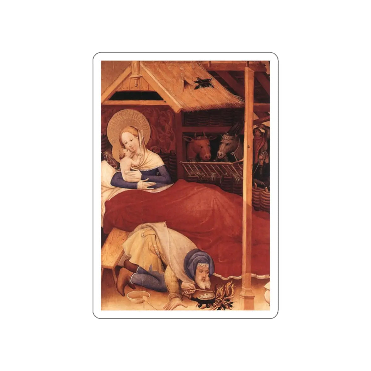 SKU:14846225702036342572 Sticker types:White Shape:Die-Cut Sizes:2" × 2"
