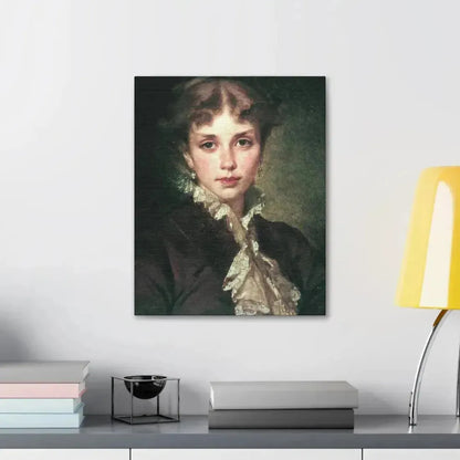 Konstantin Makovsky (1839-1915) Female Portrait - 1878 - Canvas Wall Art - The Sticker Space