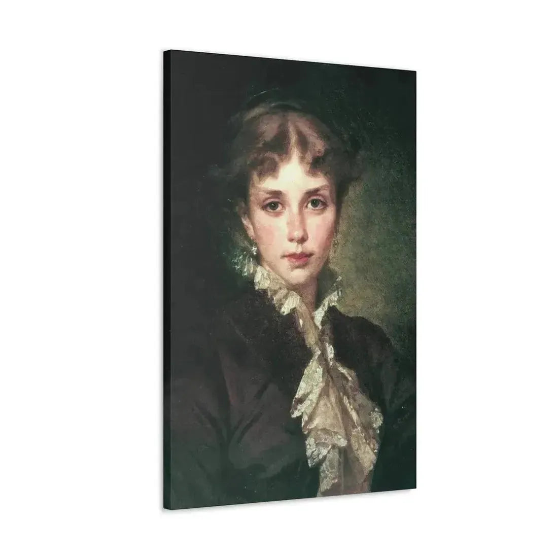 Konstantin Makovsky (1839-1915) Female Portrait - 1878 - Canvas Wall Art - The Sticker Space