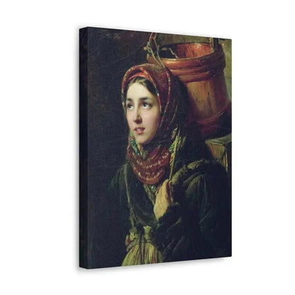 Konstantin Makovsky (1839-1915) Herring Dish - 1867 - Canvas Wall Art - The Sticker Space