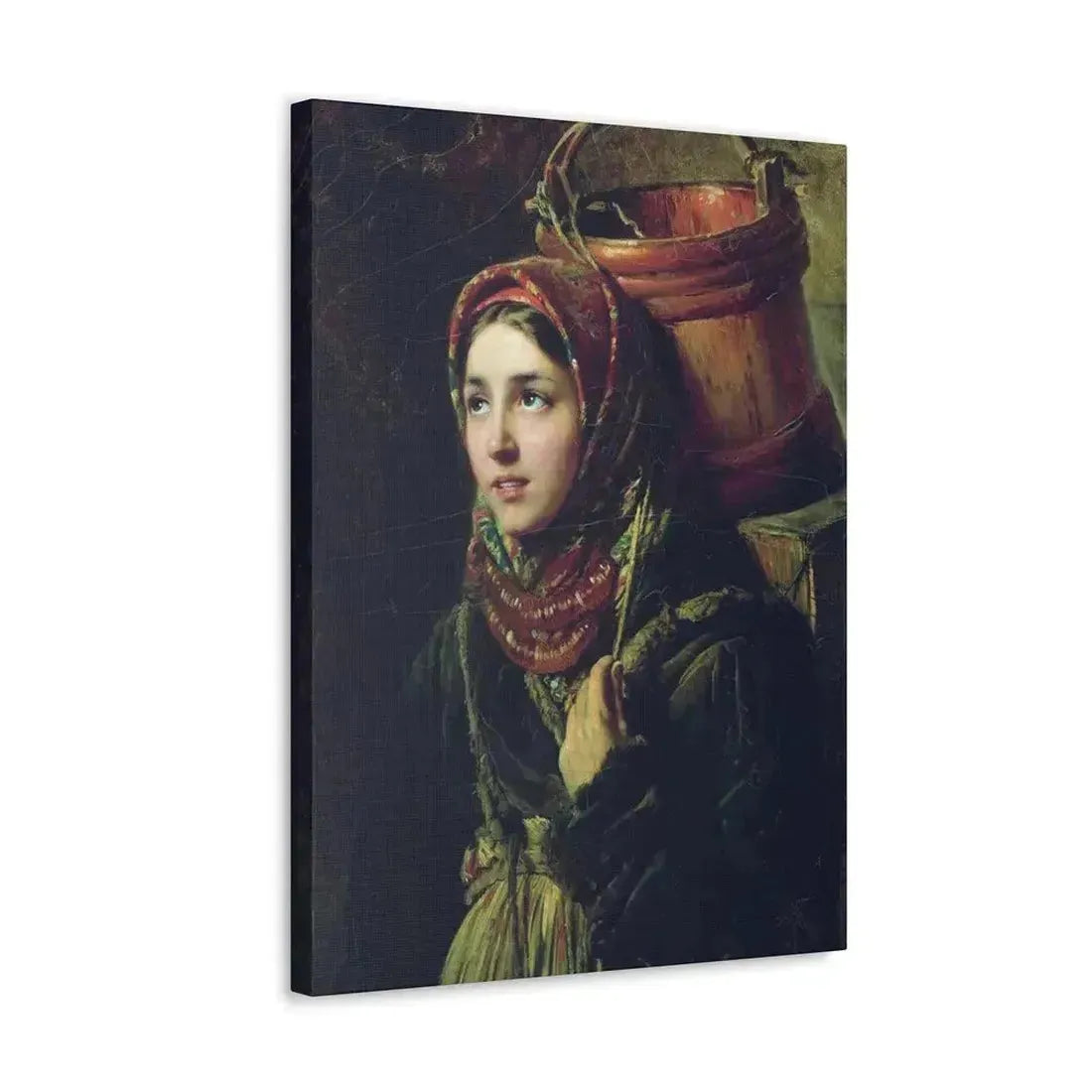 Konstantin Makovsky (1839-1915) Herring Dish - 1867 - Canvas Wall Art - The Sticker Space