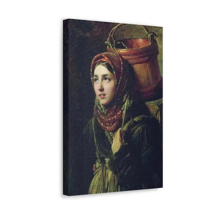 Konstantin Makovsky (1839-1915) Herring Dish - 1867 - Canvas Wall Art - The Sticker Space