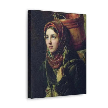 Konstantin Makovsky (1839-1915) Herring Dish - 1867 - Canvas Wall Art - The Sticker Space