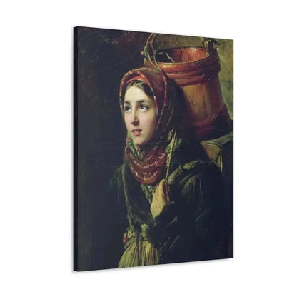 Konstantin Makovsky (1839-1915) Herring Dish - 1867 - Canvas Wall Art - The Sticker Space