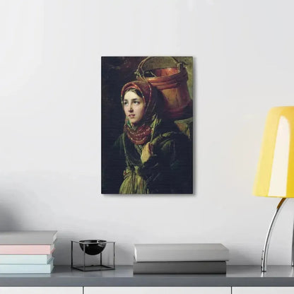 Konstantin Makovsky (1839-1915) Herring Dish - 1867 - Canvas Wall Art - The Sticker Space