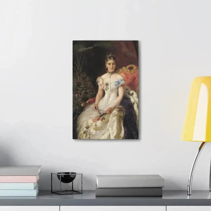 Konstantin Makovsky (1839-1915) Portrait Of Mariya Mikhajlovna Volkonsky - Canvas Wall Art - The Sticker Space