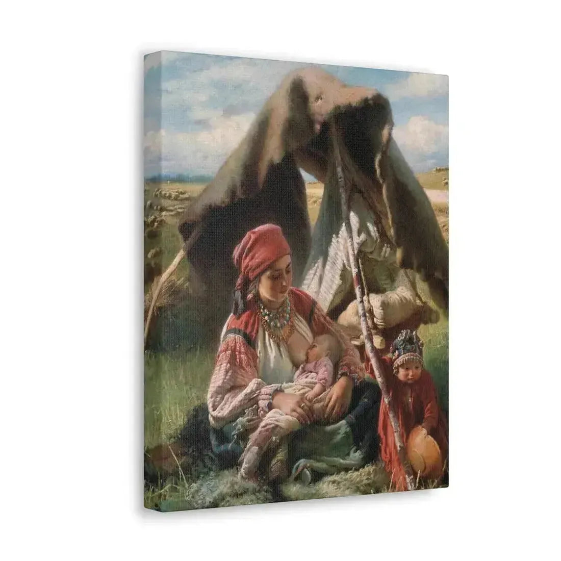Konstantin Makovsky (1839-1915) Reaper - Canvas Wall Art - The Sticker Space