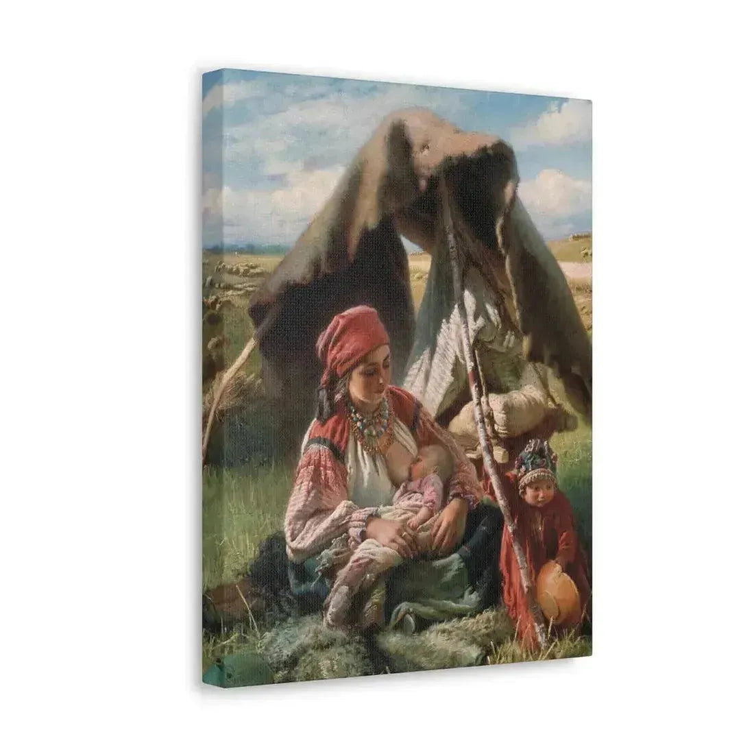 Konstantin Makovsky (1839-1915) Reaper - Canvas Wall Art - The Sticker Space