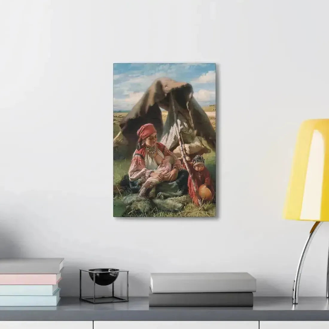 Konstantin Makovsky (1839-1915) Reaper - Canvas Wall Art - The Sticker Space