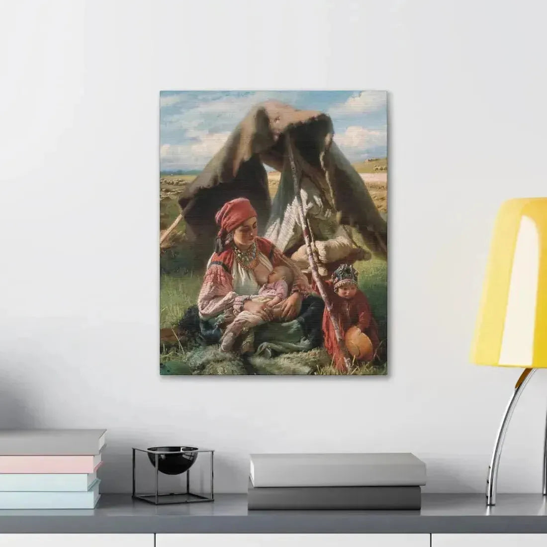 Konstantin Makovsky (1839-1915) Reaper - Canvas Wall Art - The Sticker Space