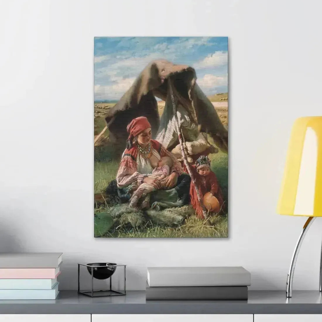 Konstantin Makovsky (1839-1915) Reaper - Canvas Wall Art - The Sticker Space