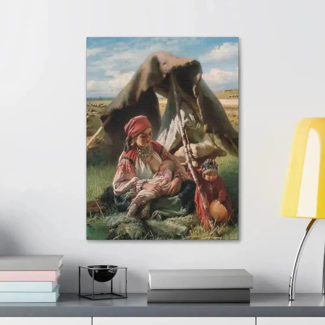 Konstantin Makovsky (1839-1915) Reaper - Canvas Wall Art - The Sticker Space