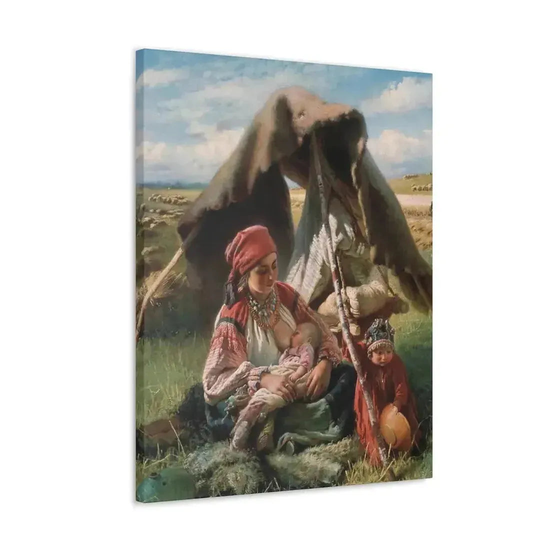 Konstantin Makovsky (1839-1915) Reaper - Canvas Wall Art - The Sticker Space
