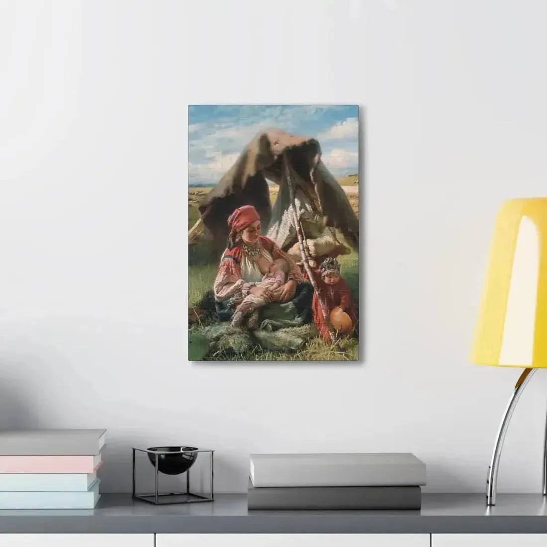 Konstantin Makovsky (1839-1915) Reaper - Canvas Wall Art - The Sticker Space