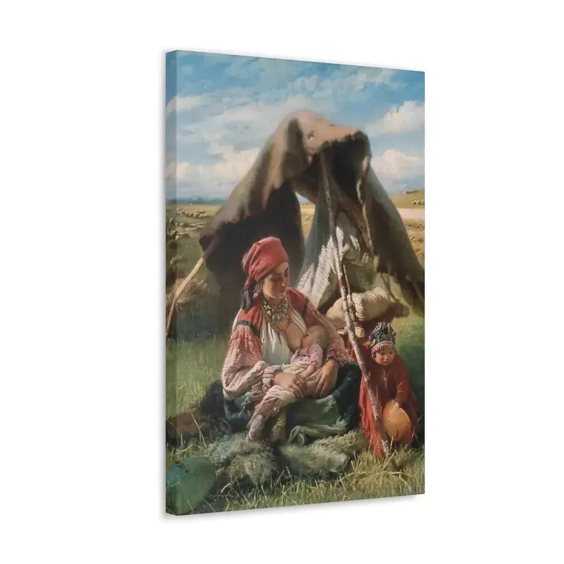 Konstantin Makovsky (1839-1915) Reaper - Canvas Wall Art - The Sticker Space