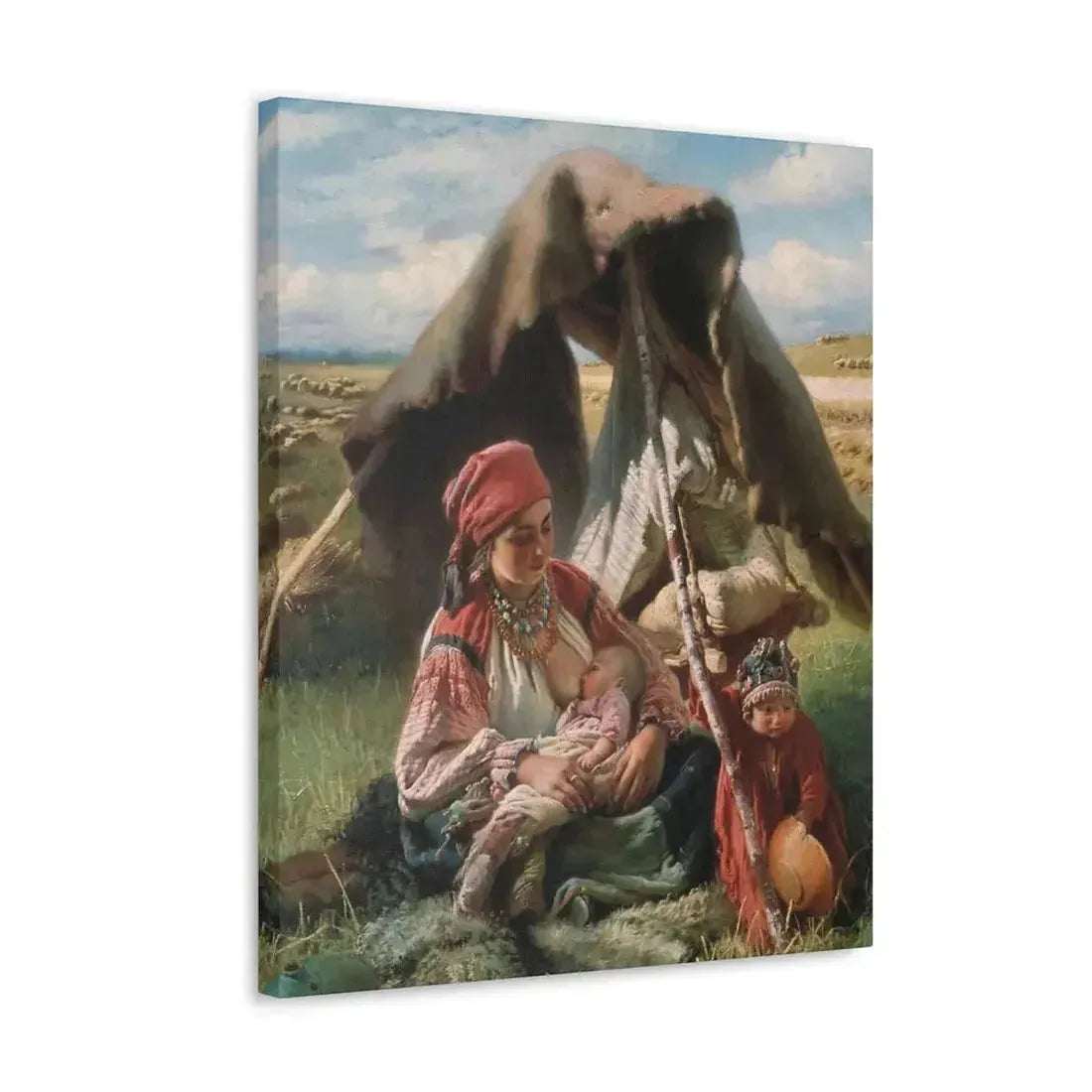 Konstantin Makovsky (1839-1915) Reaper - Canvas Wall Art - The Sticker Space