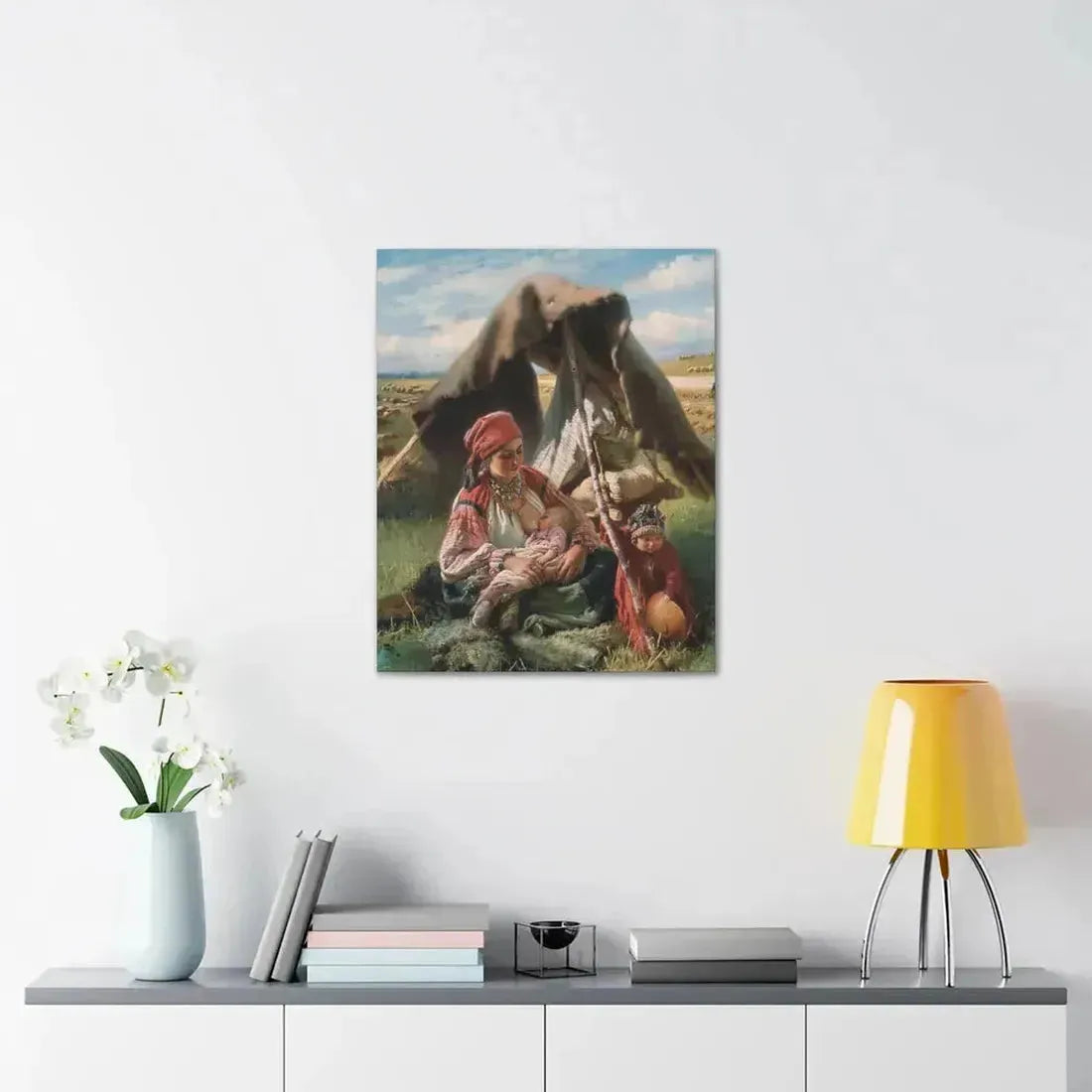 Konstantin Makovsky (1839-1915) Reaper - Canvas Wall Art - The Sticker Space