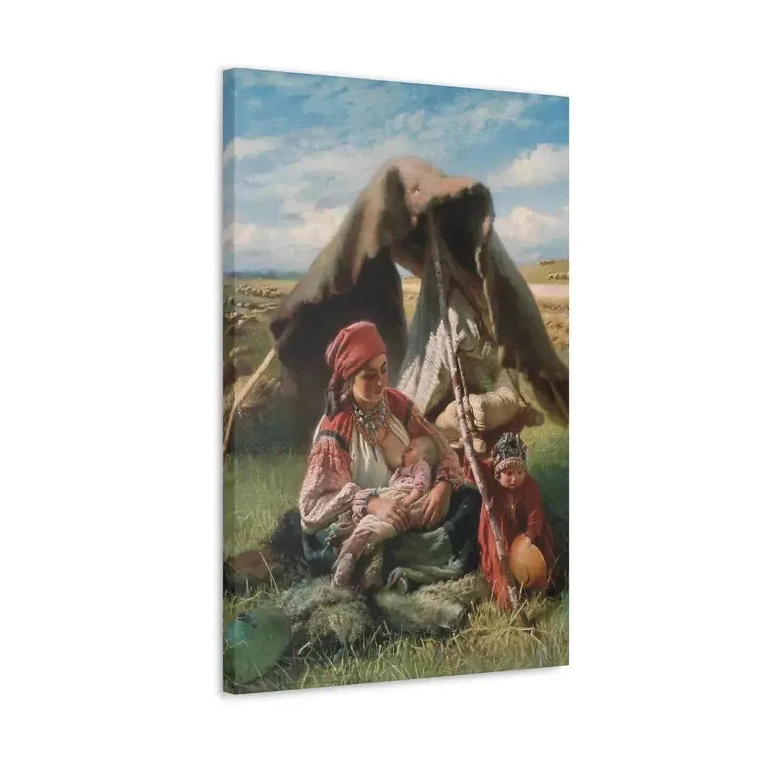 Konstantin Makovsky (1839-1915) Reaper - Canvas Wall Art - The Sticker Space