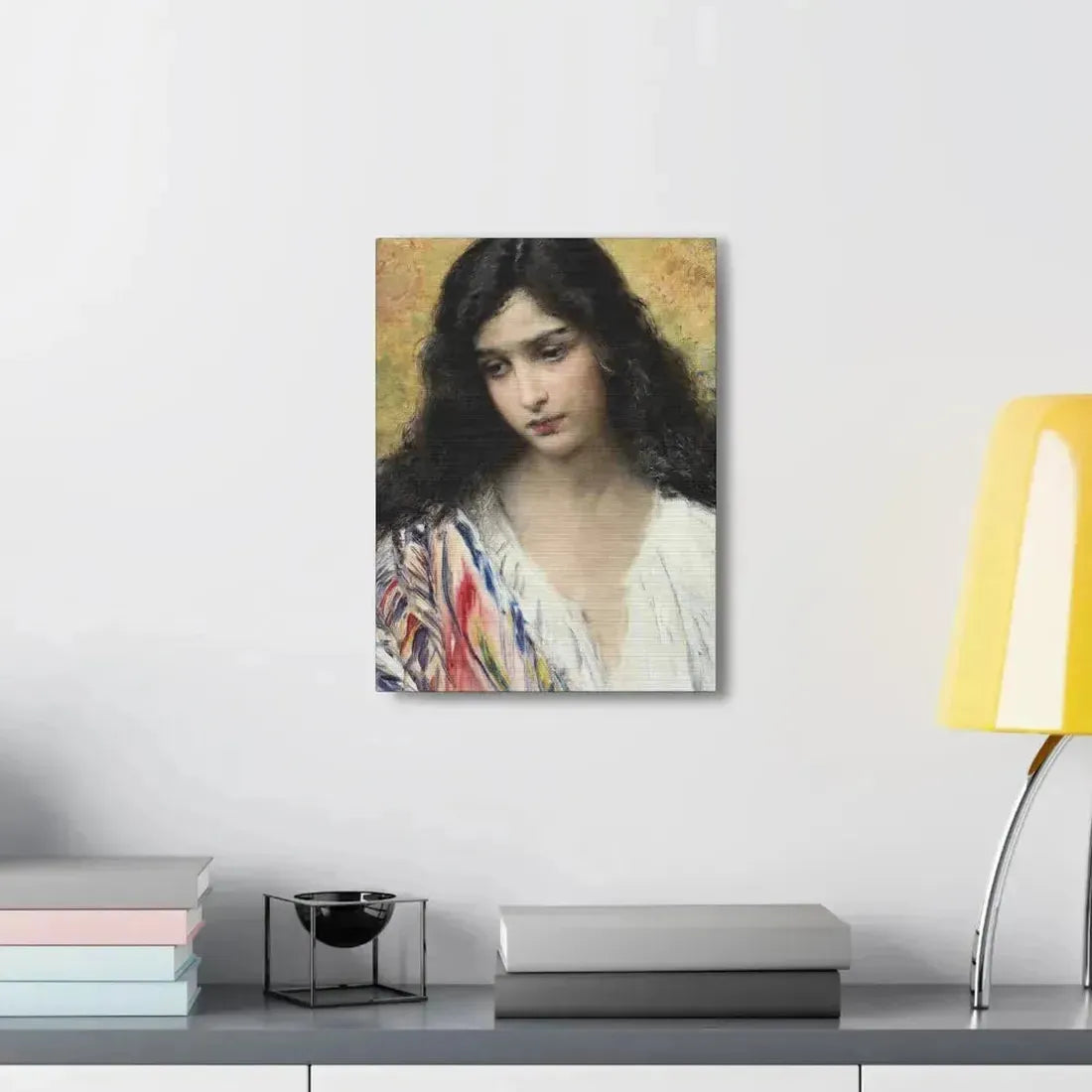 Konstantin Makovsky (1839-1915) Russian Beauty - Canvas Wall Art - The Sticker Space