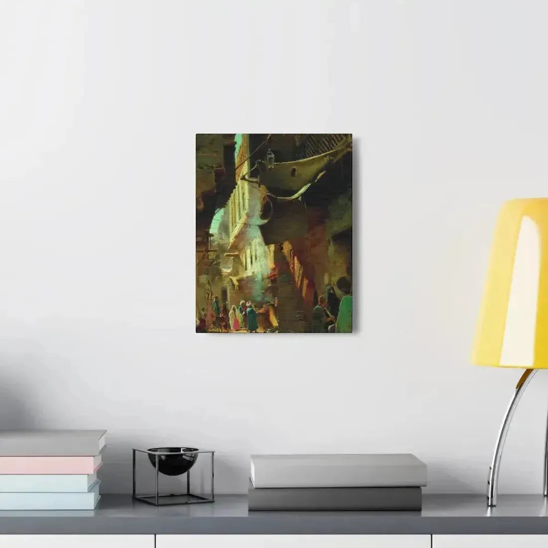 Konstantin Makovsky (1839-1915) Street in Cairo - 1873 - Canvas Wall Art - The Sticker Space